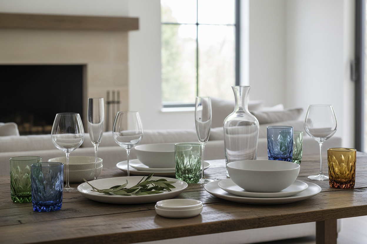 Glassware and Dishes