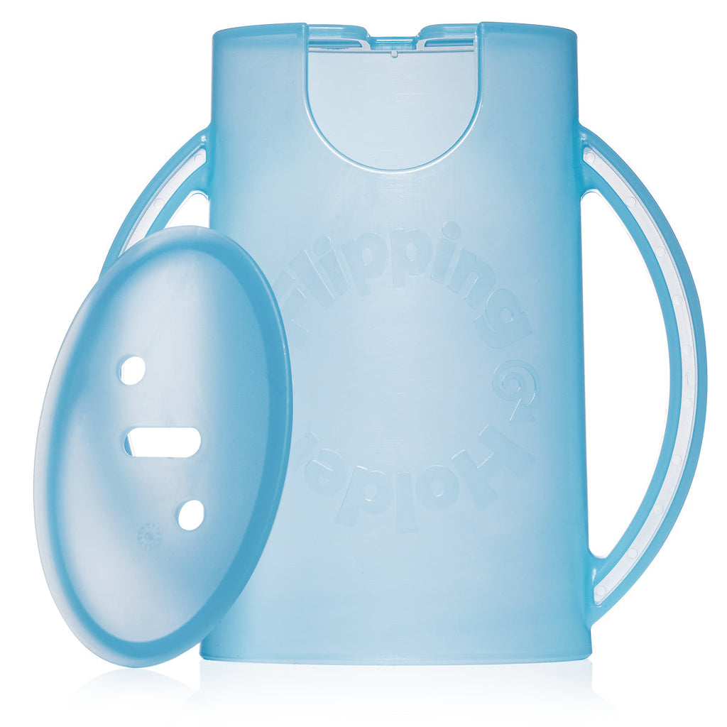 Flipping Holder DELUXE w/ LID (Blue)