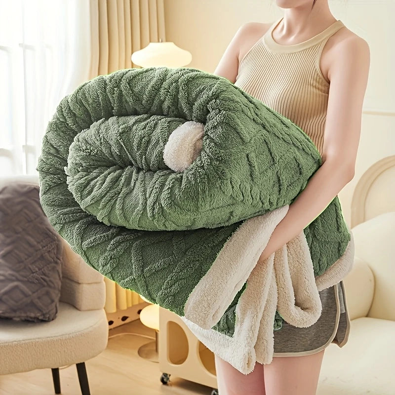 Jacquard Sherpa Weighted Blanket 3KG For Adults