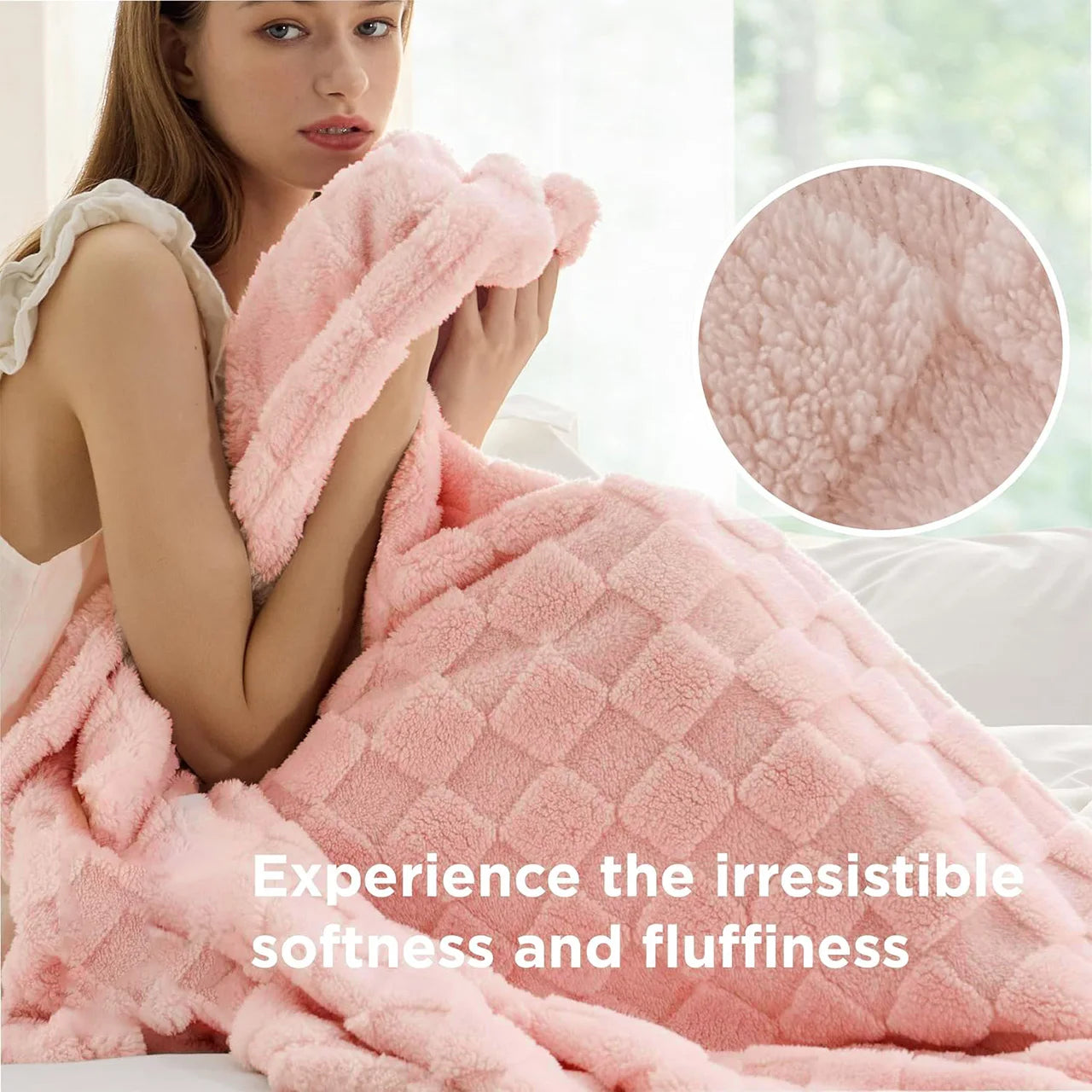 GentleSoft Sage Blanket for Couch - Checkered Fleece Blankets Christmas Gifts for Women Men Girls, Cute Soft Cozy for Bedroom