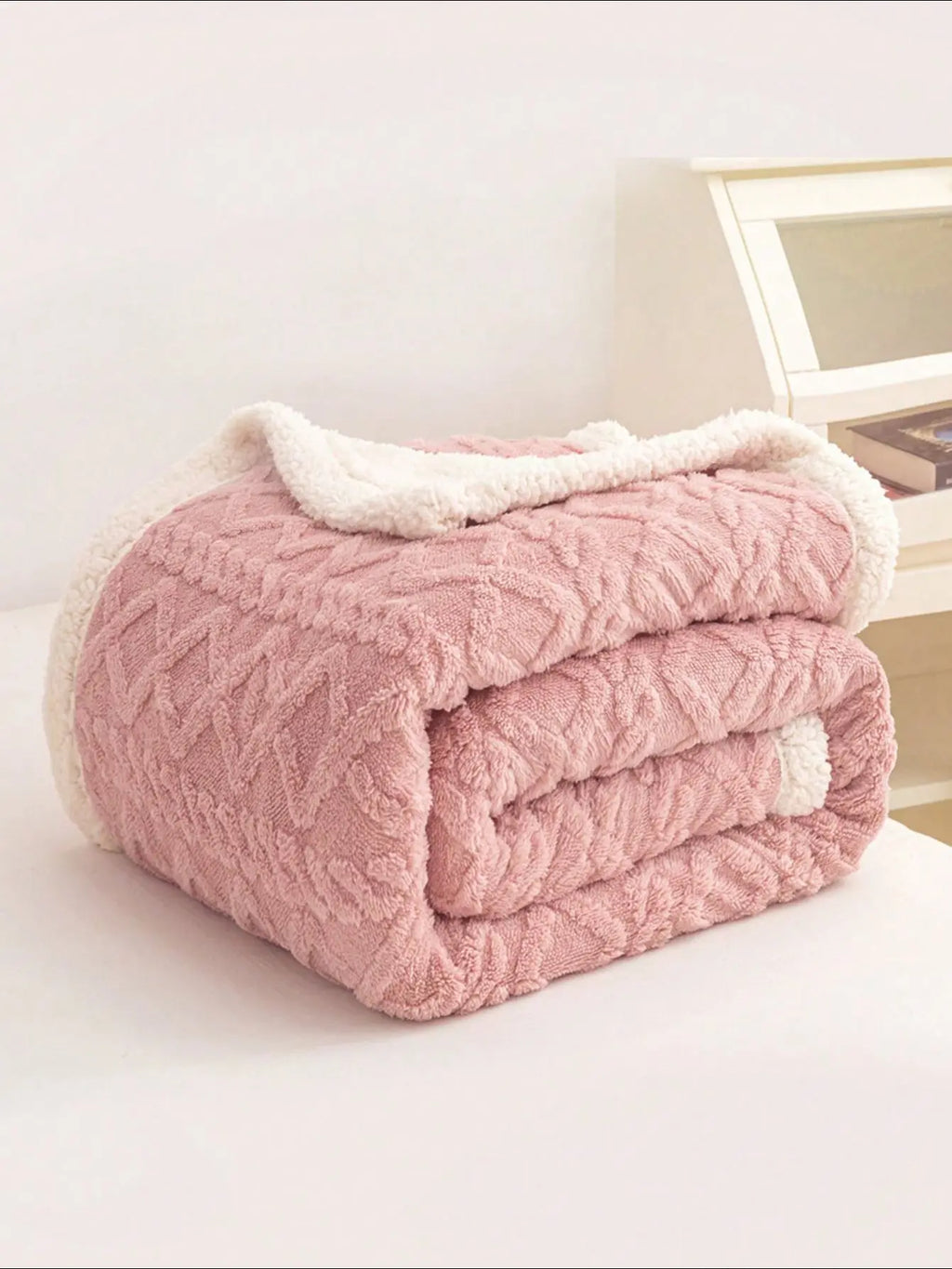 Jacquard Sherpa Weighted Blanket 3KG For Adults