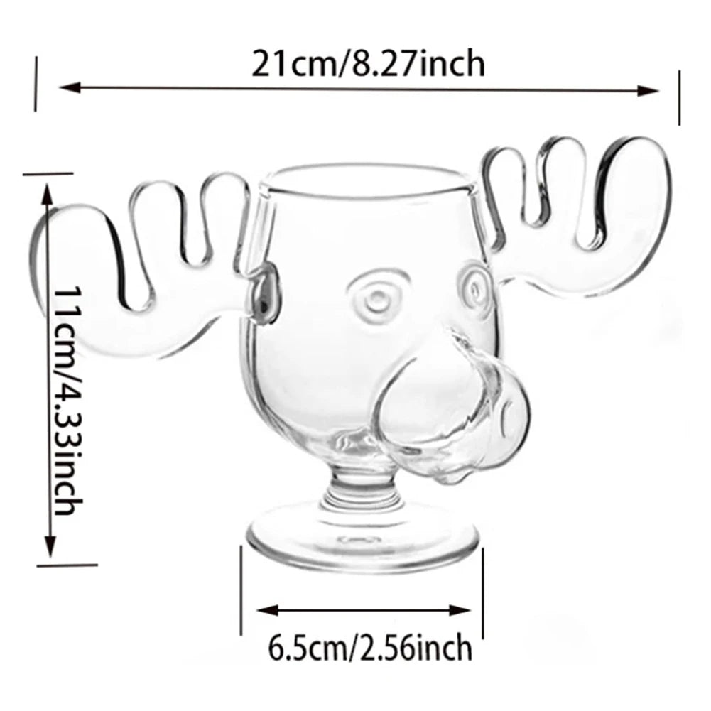 240ml Glass Moose Christmas Vacation Movie Mug