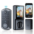 Video Smart Lock S398, 4-in-1 Camera + Video Doorbell + Fingerprint Keyless Door Lock + Indoor Display Monitor