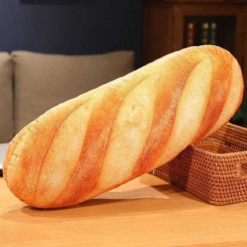 French Bread Plush Stuffed  Plushie Pillow
