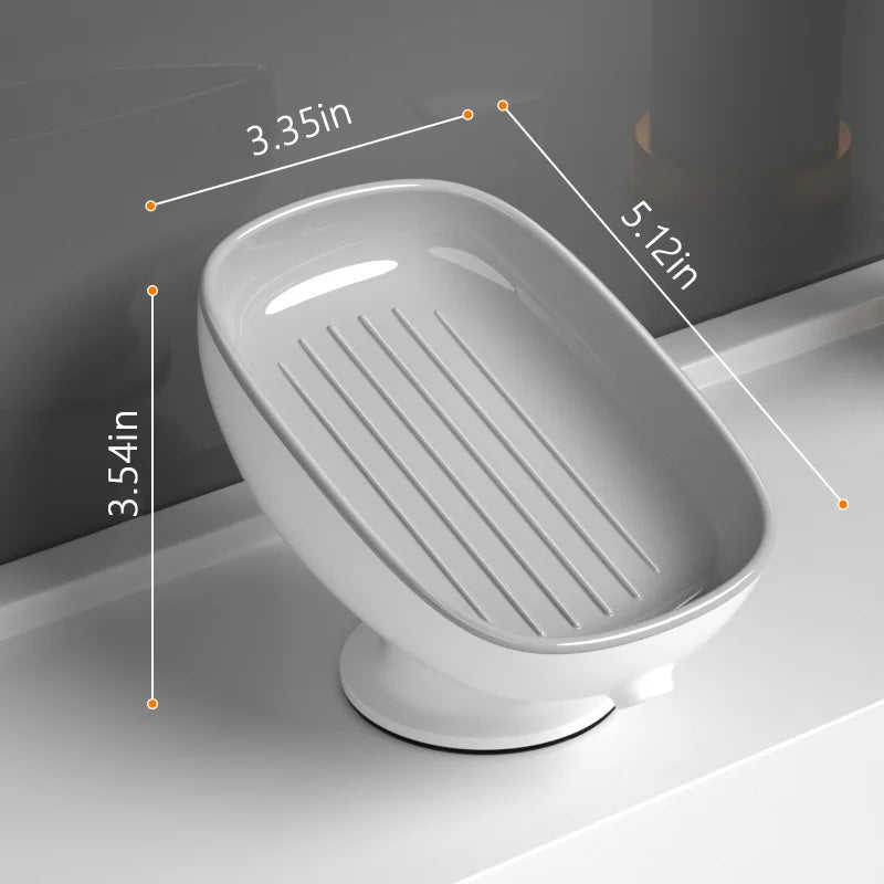 Soap Storage Box –  Double-Layer with Drainage Plate, Detachable