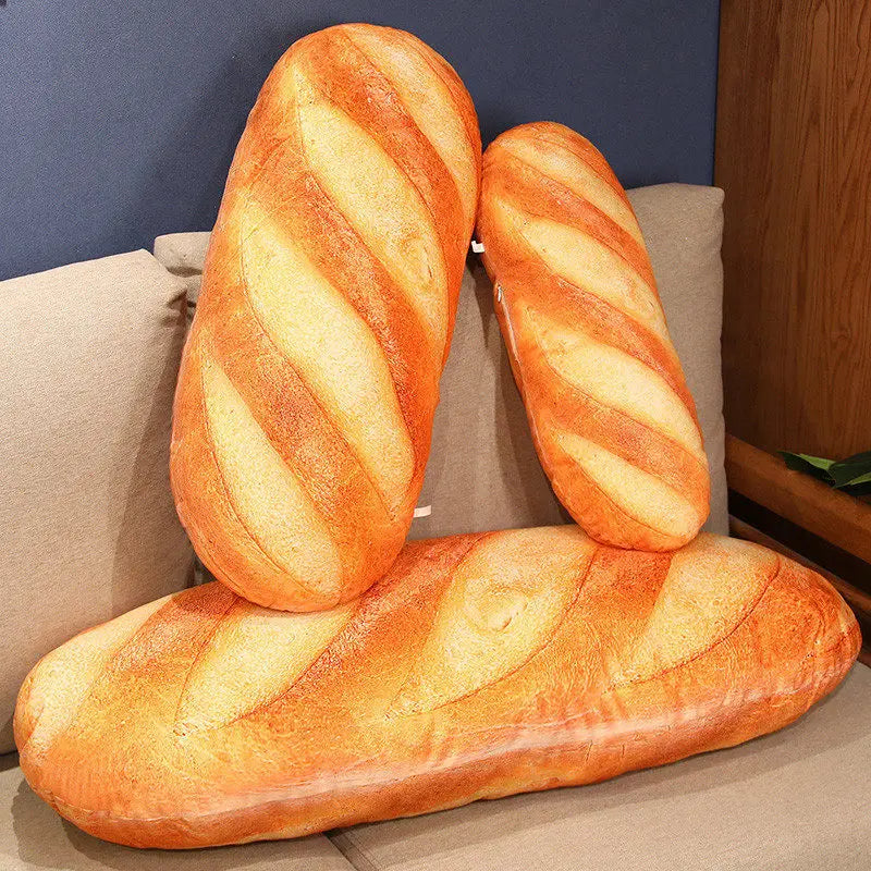 French Bread Plush Stuffed  Plushie Pillow