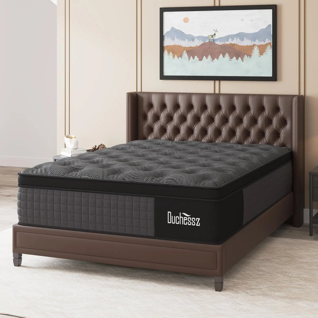 12 Inch Hybrid Queen Mattress with Gel Memory Foam, Pocket Springs, Euro Top for Motion Isolation and Edge Support