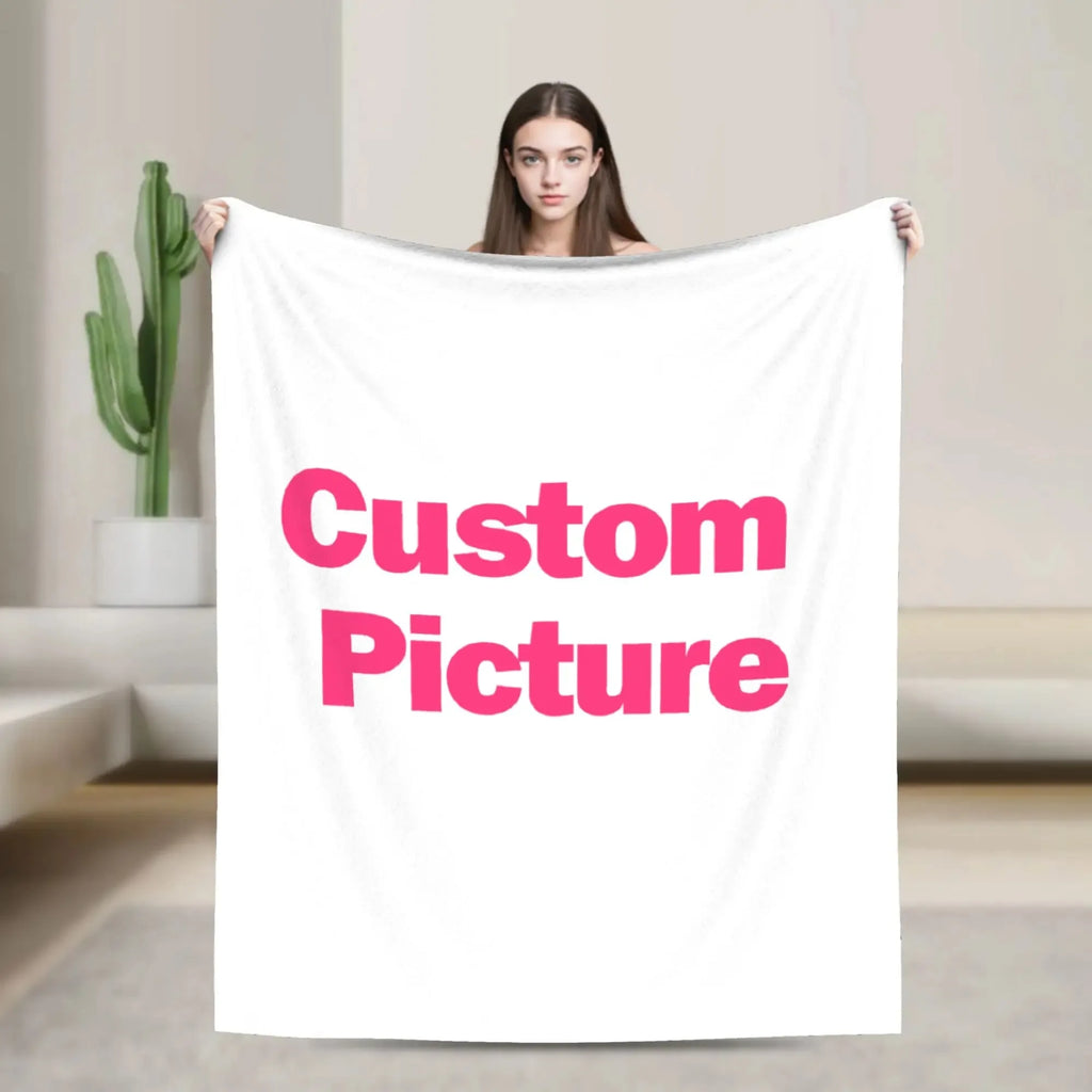 Your Image Customized Design Blanket Flannel Bedding