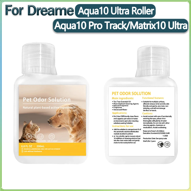 Original Dreame Aqua10 Ultra Roller/Matrix10 Ultra Ground Pet Deodorization and Sterilization Cleaning Liquid Parts