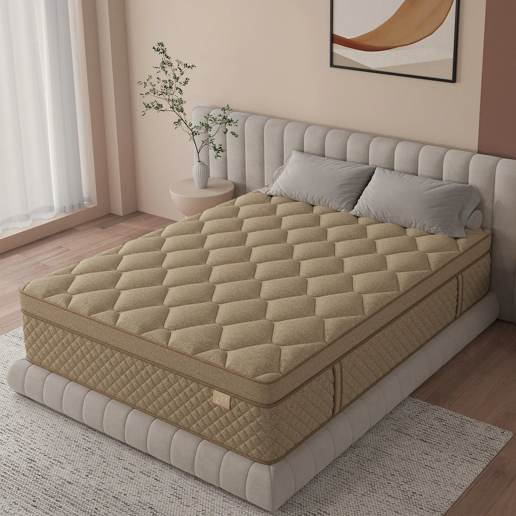 12" Gel Memory Foam Hybrid Pocket Spring Mattress Twin Full King Queen Mattress In A Box, Medium Firm Motion Isolation