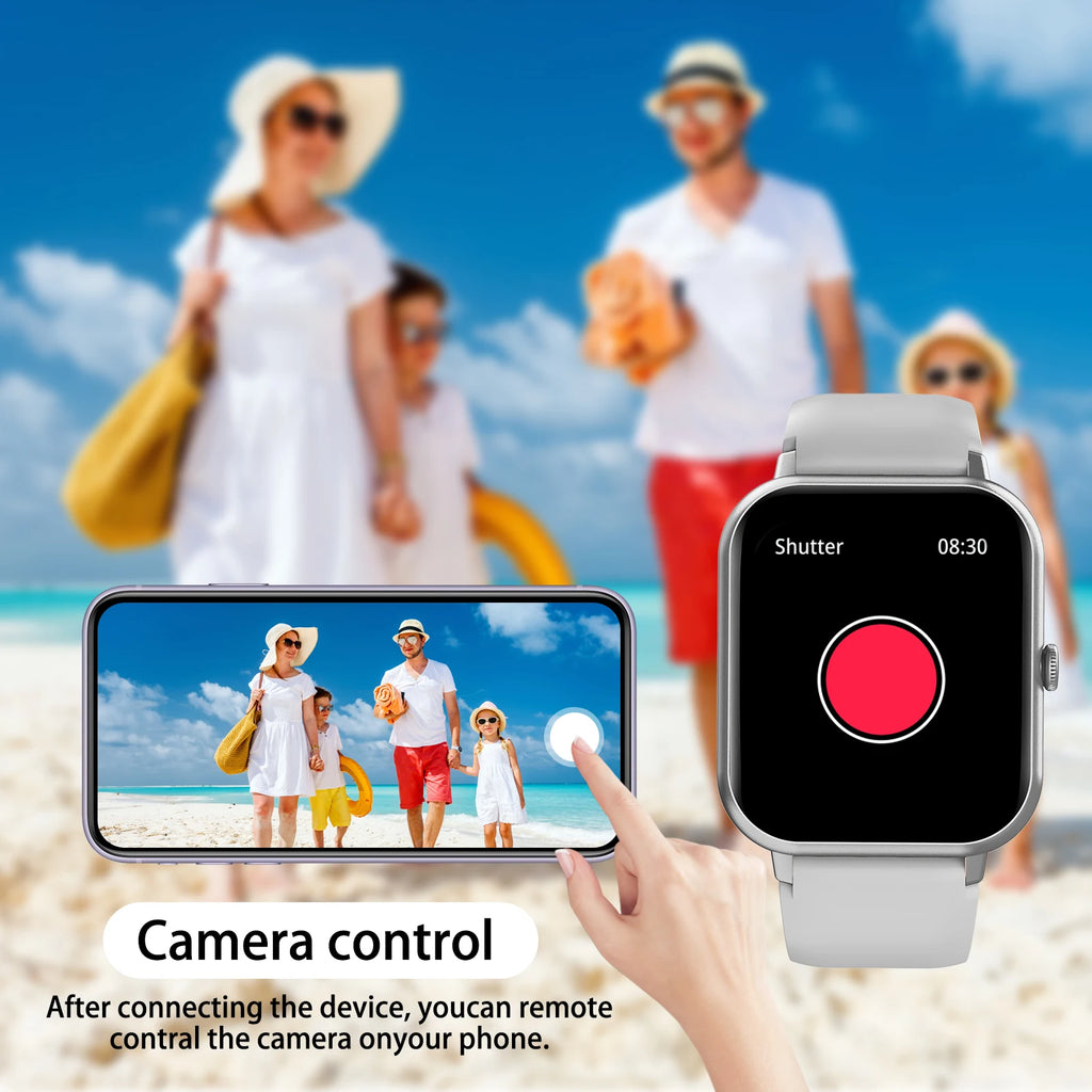 Smart watch, wireless calling /dial, multi -Sport mode,Suitable for men and women, for iPhone/Android