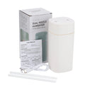 600ML Air Humidifier Double Spray Port Essential Oil Aromatherapy Diffuser Mute Atomizer