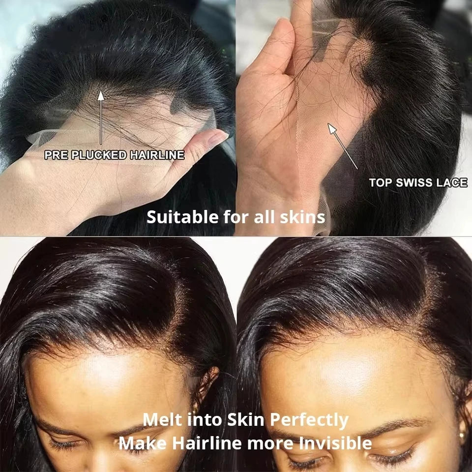 30 40 Inch 13x6 Deep Wave Hd Human Hair Lace Frontal Wig 13x4 Body Wave Human Hair Wigs For Black Women Free Shipping Curly Wigs
