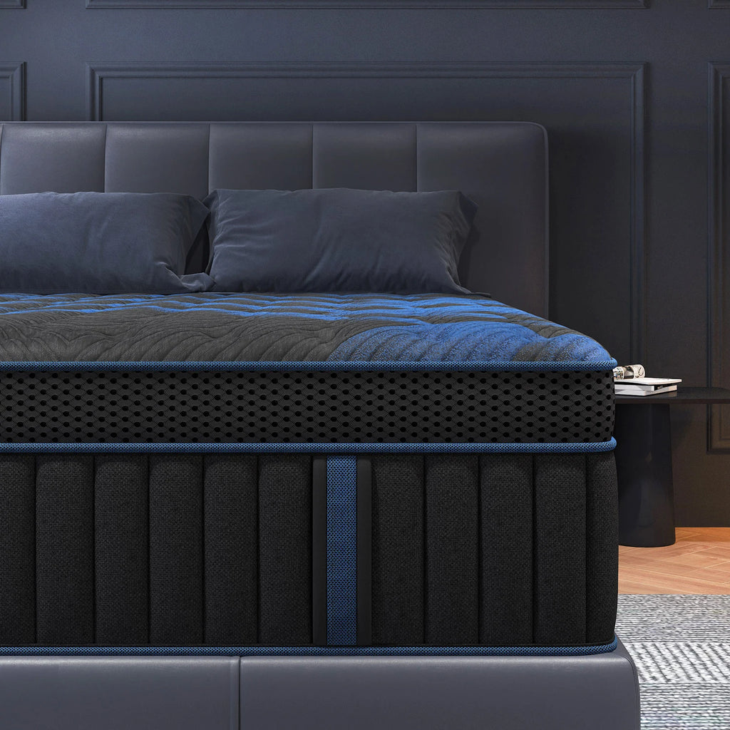 12"Gel Memory Foam Hybrid Pocket Spring Mattress ,Twin ,Full, Queen. King Bed Mattress In A Box, Medium Firm