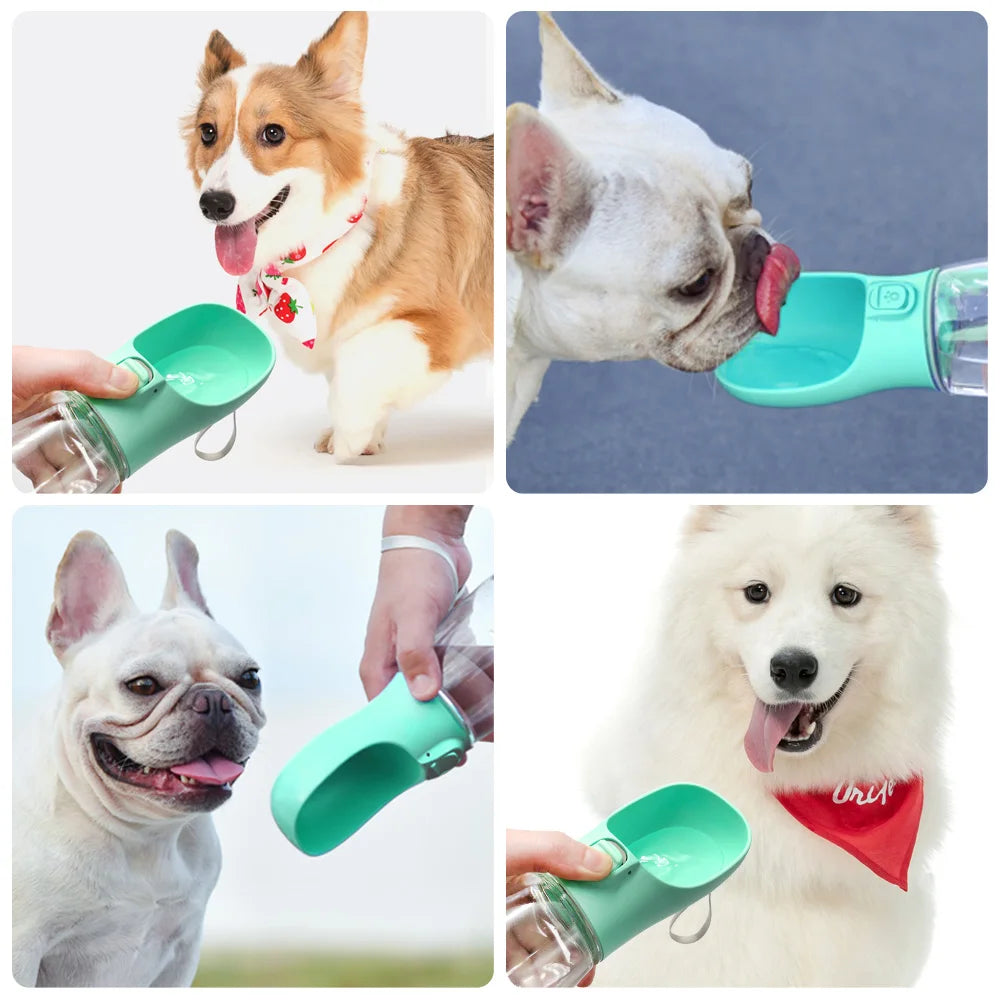 Portable Dog Water Bottle For Small Large Dogs Cat Leakproof Walking Drinking Bowls