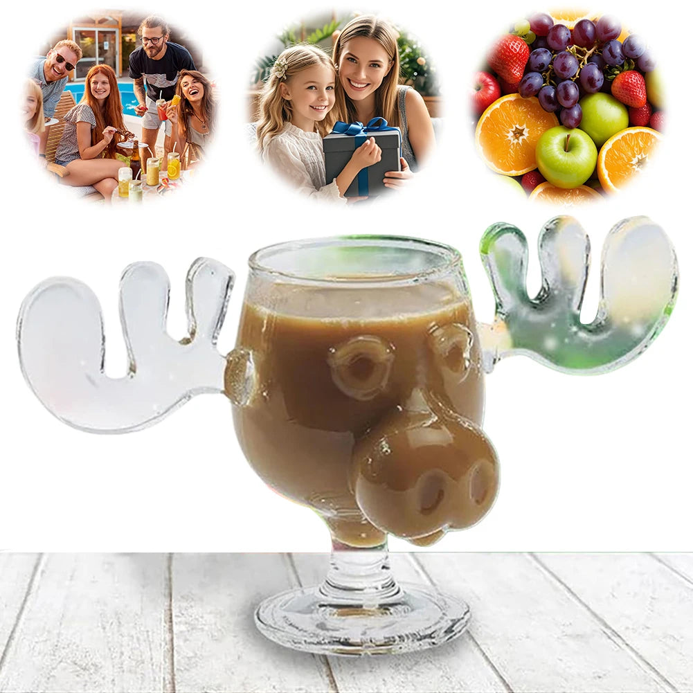 240ml Glass Moose Christmas Vacation Movie Mug