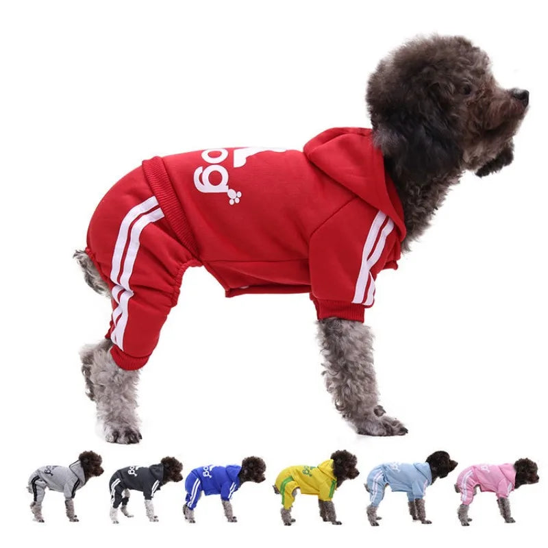 Pet Dog Jumpsuit Spring Autumn Dog Coat Jacket Clothing For Dogs