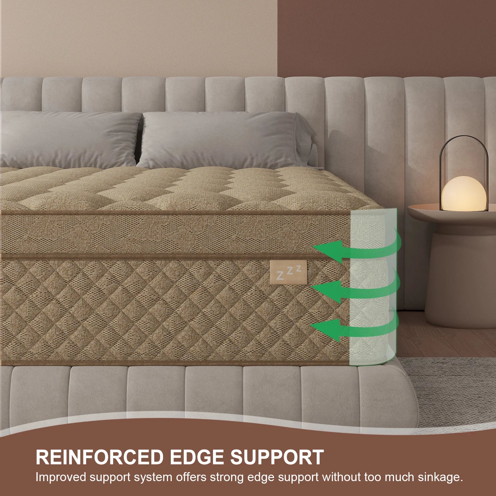 12" Gel Memory Foam Hybrid Pocket Spring Mattress Twin Full King Queen Mattress In A Box, Medium Firm Motion Isolation