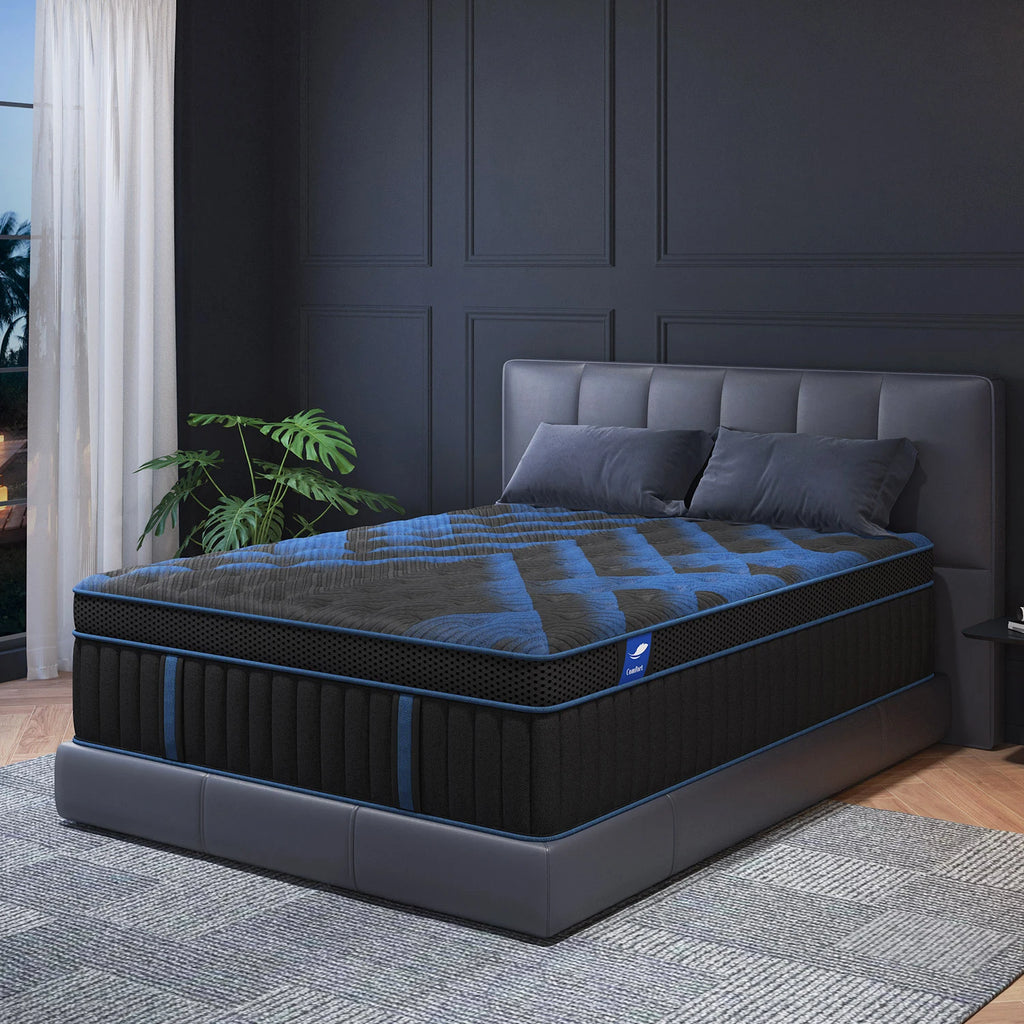 12"Gel Memory Foam Hybrid Pocket Spring Mattress ,Twin ,Full, Queen. King Bed Mattress In A Box, Medium Firm