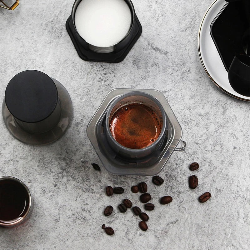 YRP Portable Espresso Coffee Machine French press for Car Or Home