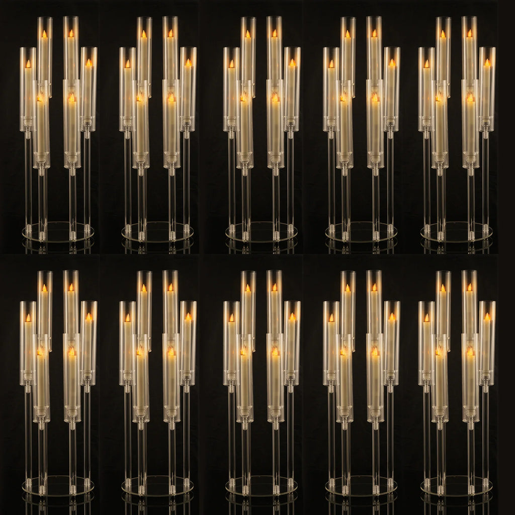 10pcs Candlestick Holder for Wedding, Party, Dining Table