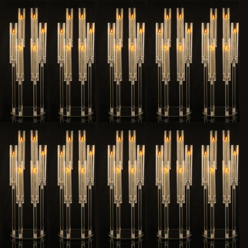 10pcs Candlestick Holder for Wedding, Party, Dining Table