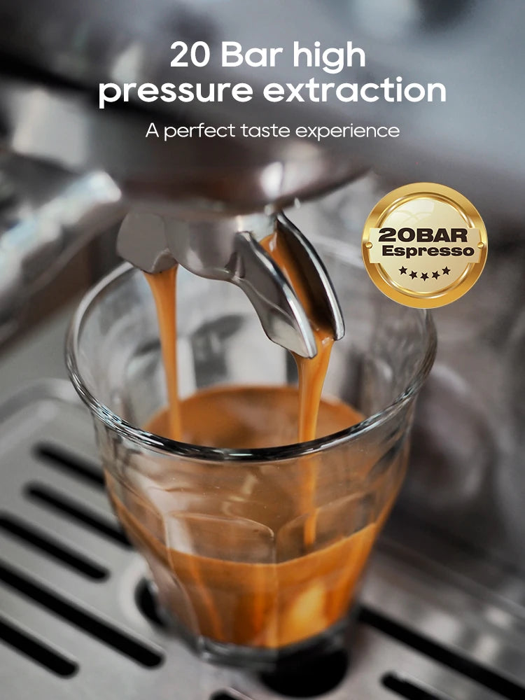 HiBREW 20Bar Semi Automatic Espresso Coffee Machine Cold/Hot Coffee Maker