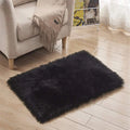 VIKAMA Silk Wool Rugs Children's Room Living Room Bedroom Tie-Dye Non-Slip Washable Machine Washable Carpet Mats