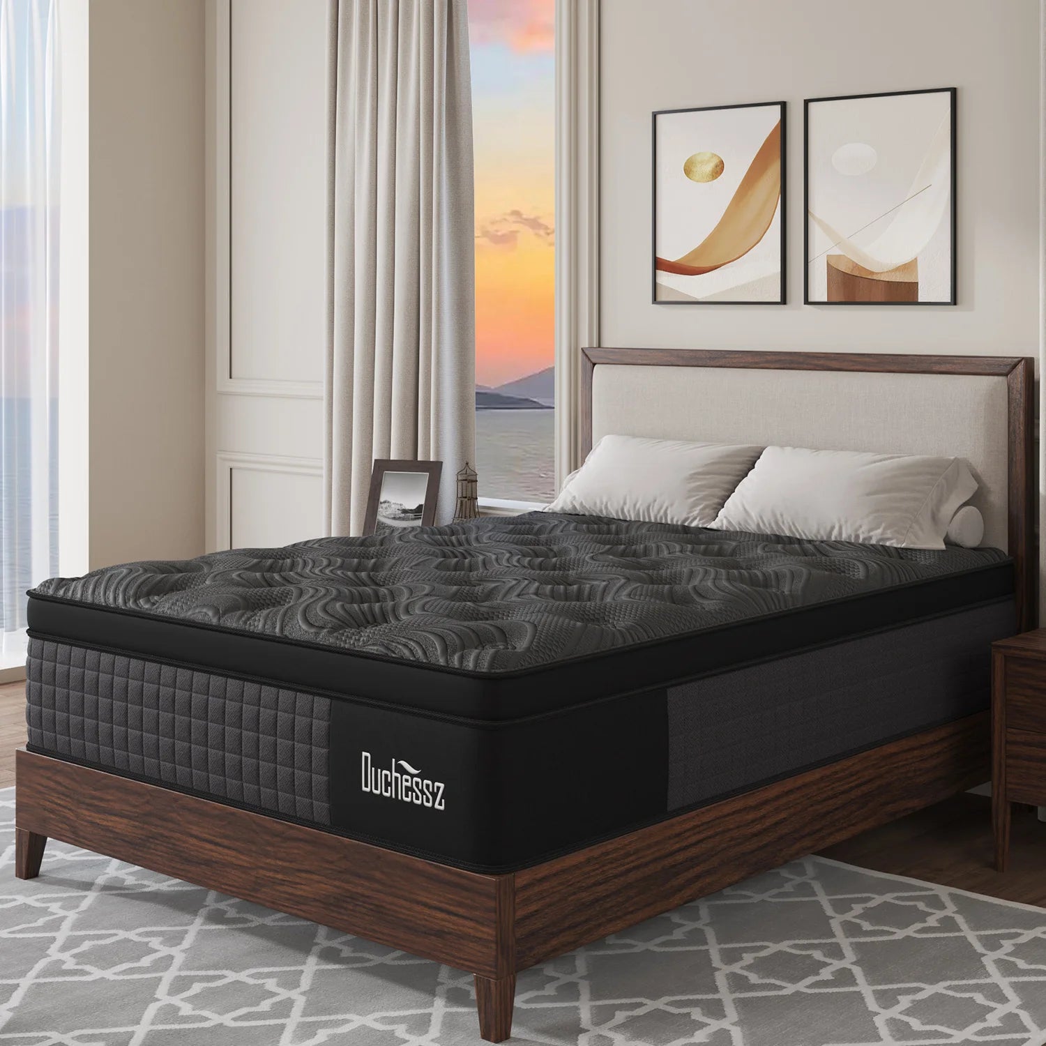 10"12"14"Twin Full Queen King Size Gel Memory Foam Pocket Spring Hydird Mattress In A Box Medium Firm