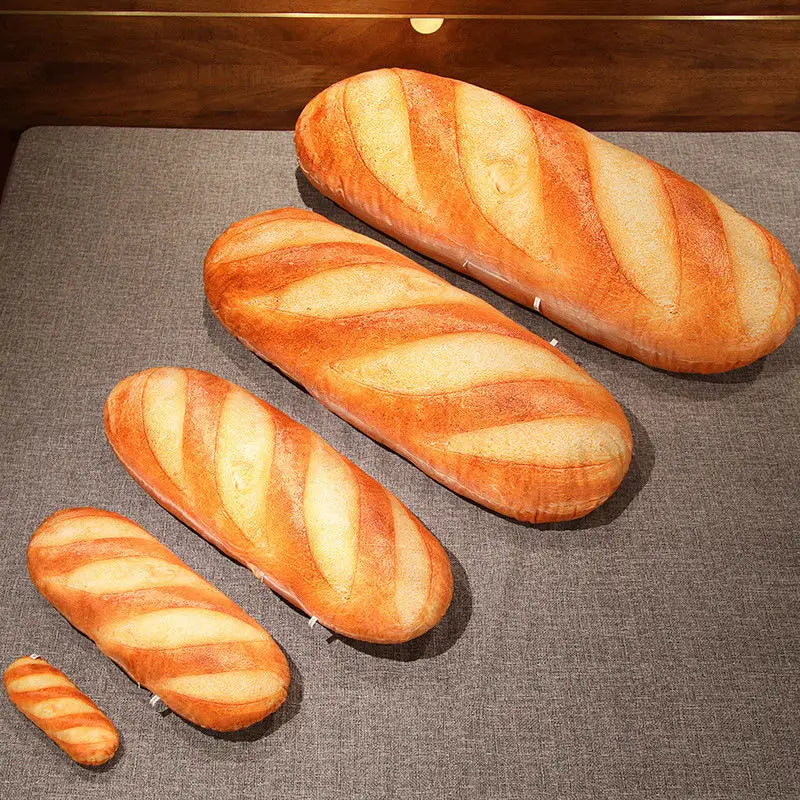 French Bread Plush Stuffed  Plushie Pillow