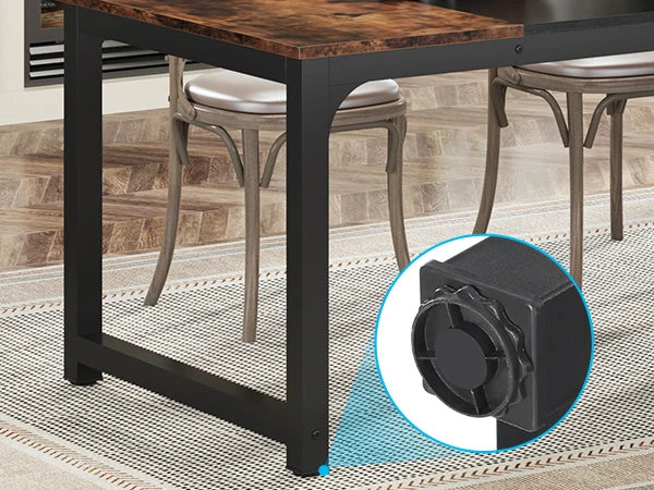 Dining , Industrial Kitchen Table for 6-8 Person,