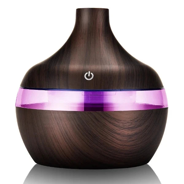 Electric Aroma Air Diffuser Wood Ultrasonic Air Humidifier Essential Oil Aromatherapy
