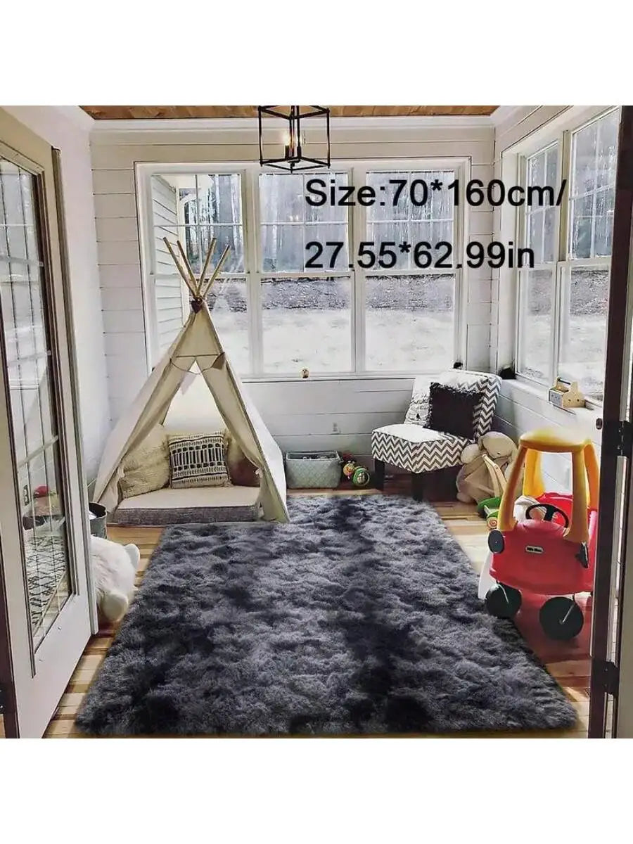 Cute Fluffy Rug - Ultra-Grip -  Easy to Clean -