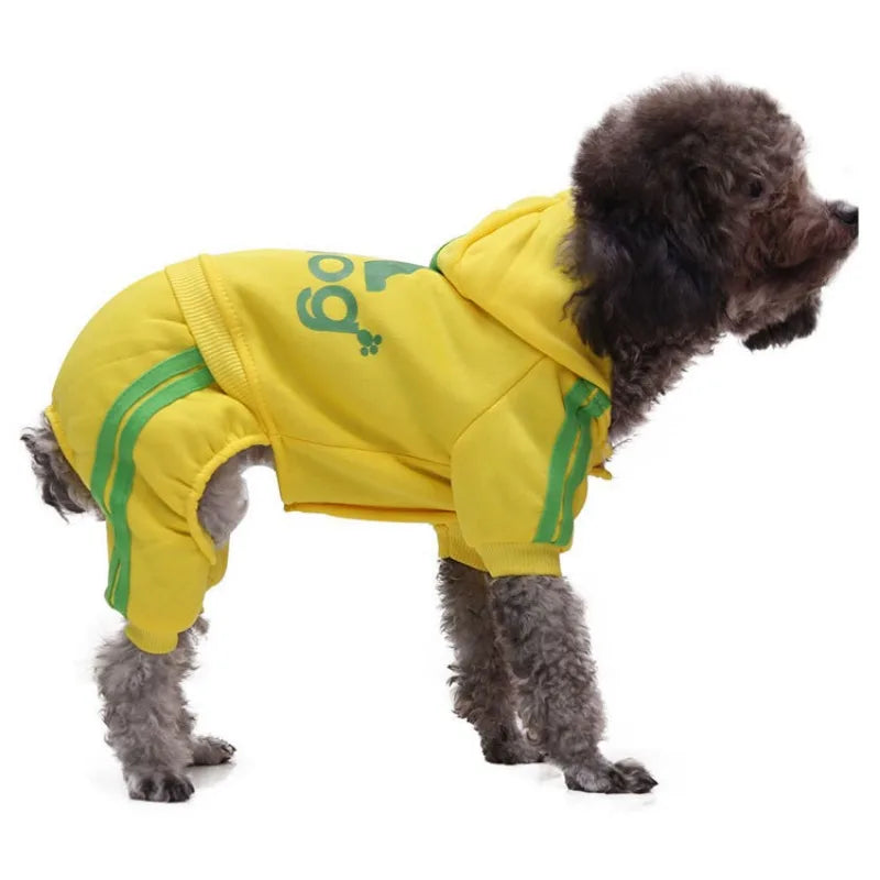 Pet Dog Jumpsuit Spring Autumn Dog Coat Jacket Clothing For Dogs