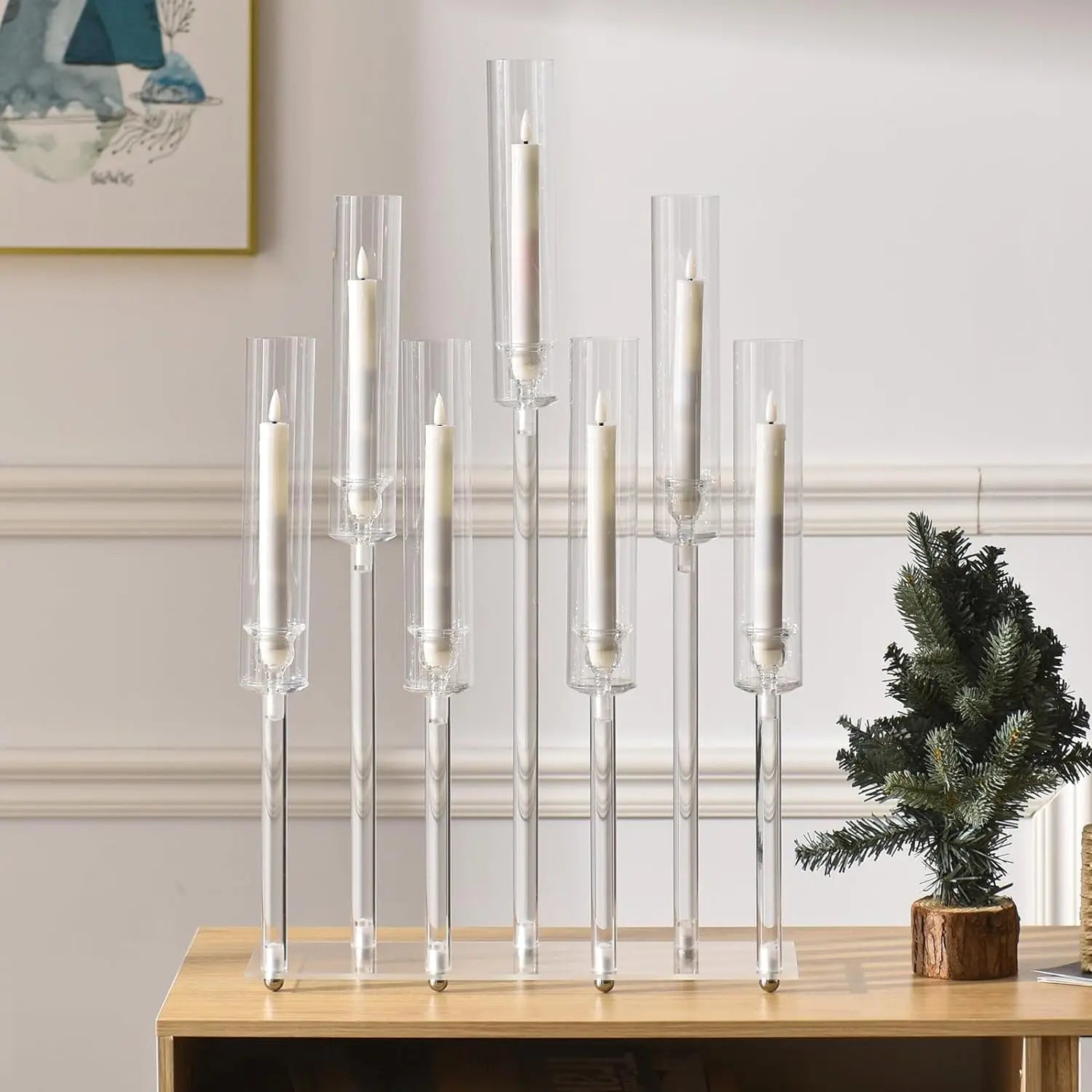 Acrylic Candlestick Candle Holder