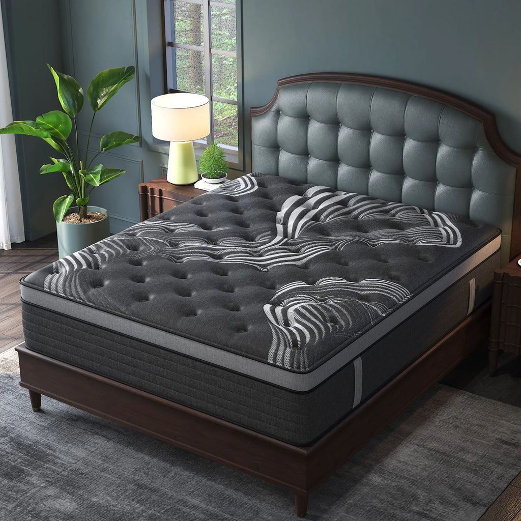 12"14" Gel Memory Foam Hybrid Pocket Spring Mattress Twin Full Queen King