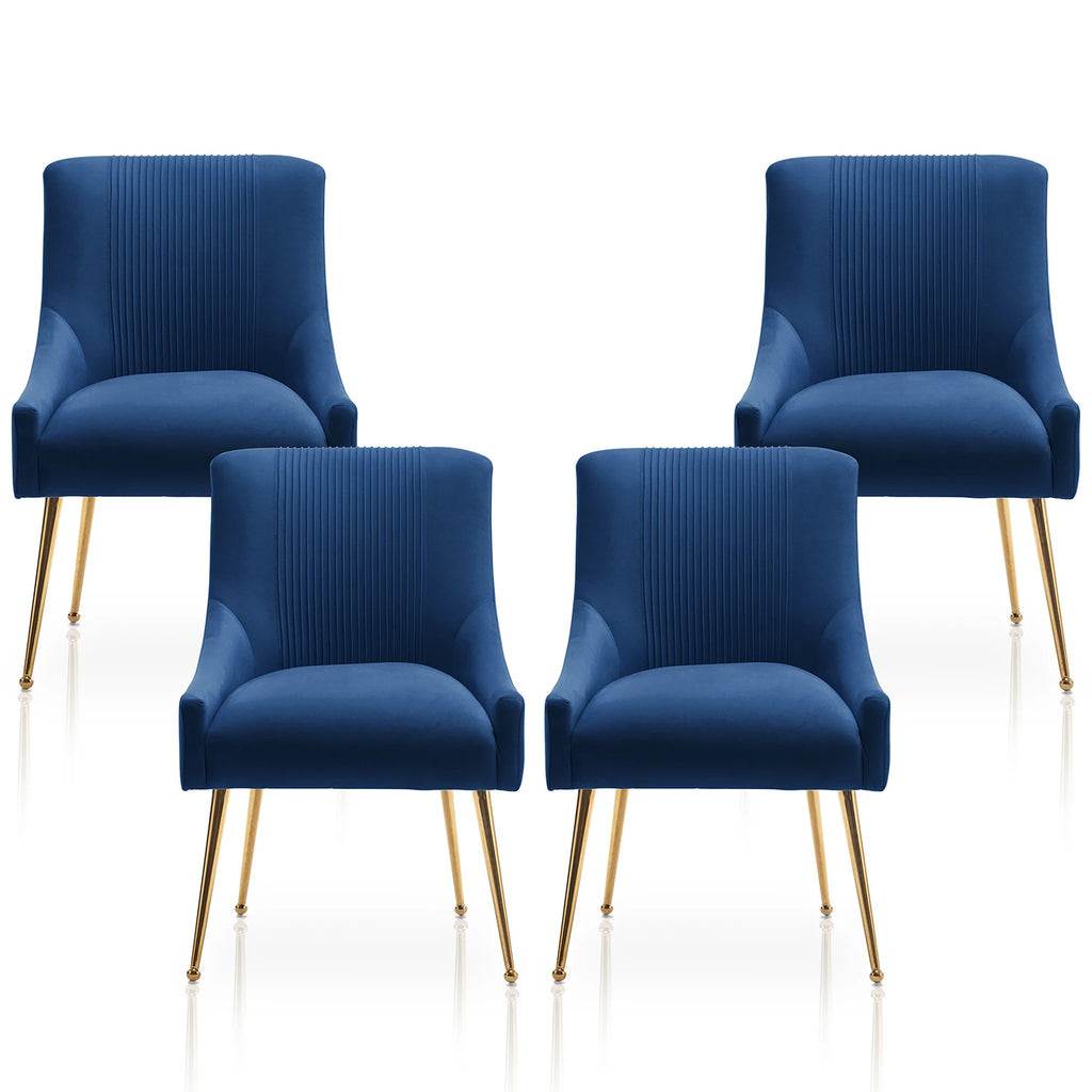 SEYNAR Modern Velvet Dining Chairs Set of 4