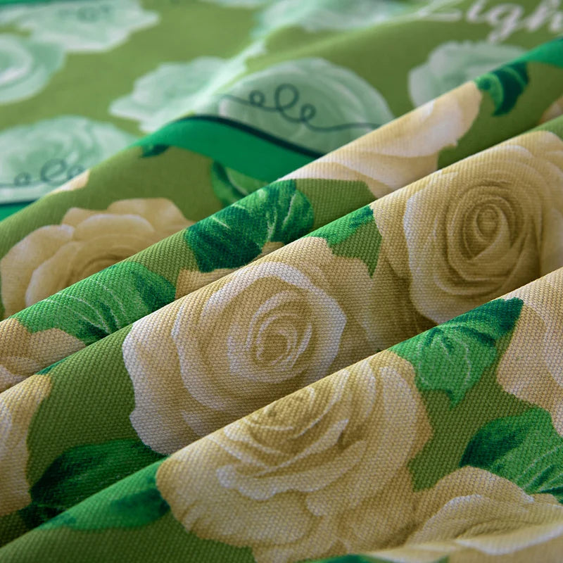 100% Cotton Bed Flat Sheet for Double Bed Flowers Print Top Sheets Single/Queen/King Flat Bedsheets Home Bed Linen Sheets