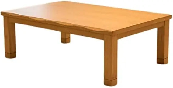 Japanese Style Electric Heated Kotatsu Table - Wooden Chabudai Furniture with 120V Heater for Dining and Work