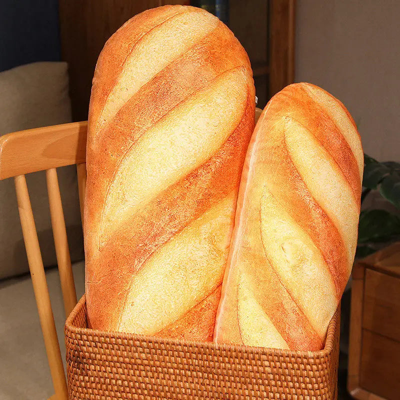 French Bread Plush Stuffed  Plushie Pillow