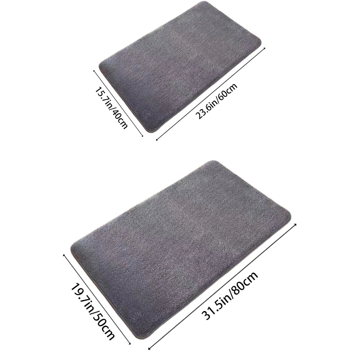 Super absorbent floor mat, bath mat, door mat, anti slip mat,