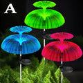 1-10pcs 7Color Changing Outdoor Lamp Solar Jellyfish Lights