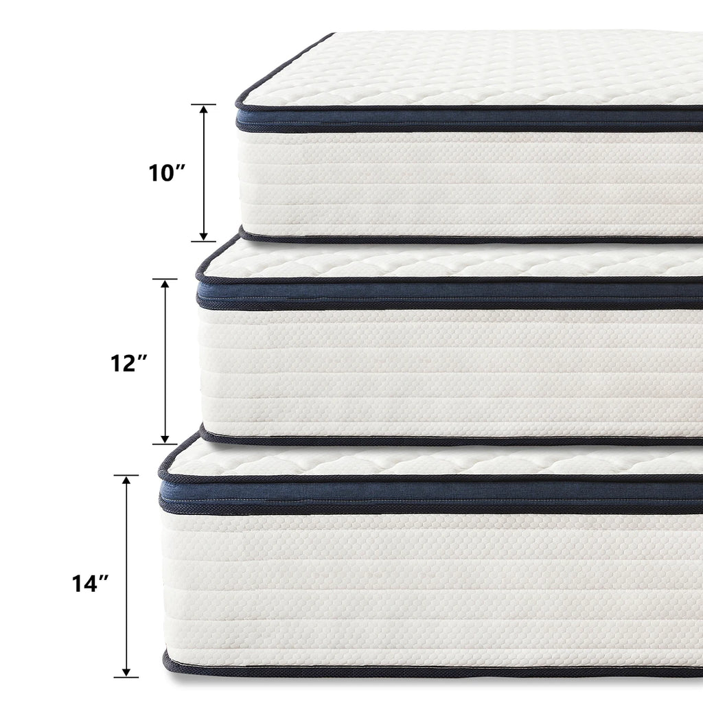 Queen Size Mattress Gel Memory Foam Hybrid Mattress