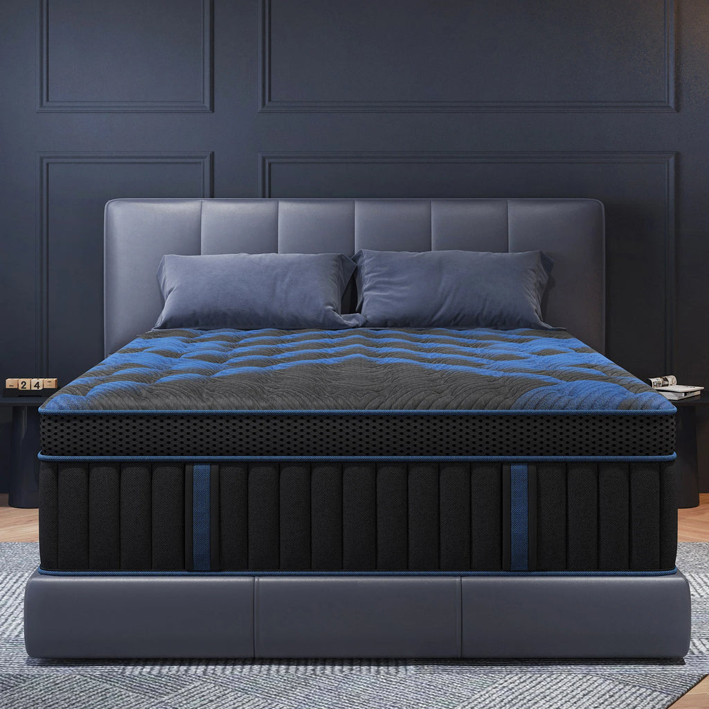 12"Gel Memory Foam Hybrid Pocket Spring Mattress ,Twin ,Full, Queen. King Bed Mattress In A Box, Medium Firm