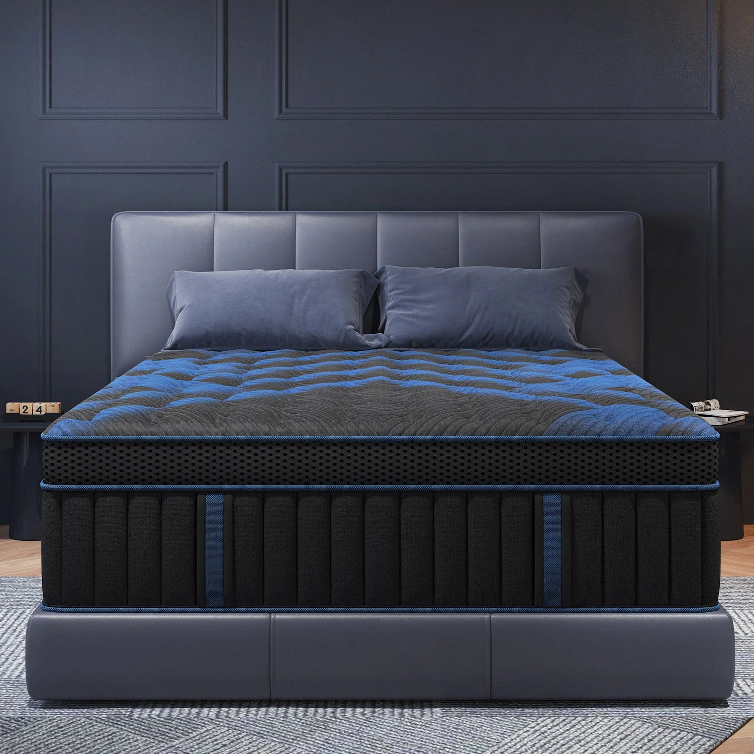 12"Gel Memory Foam Hybrid Pocket Spring Mattress ,Twin ,Full, Queen. King Bed Mattress In A Box, Medium Firm